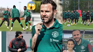 Wow!! Juan Mata back in Manchester United colours ✌🏼, see what he did as Erik Ten Hag and United...