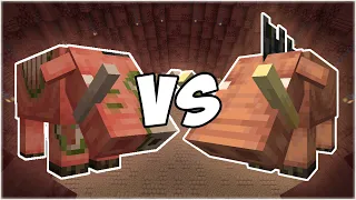 Zoglin vs Hoglin - Minecraft Mob Battle