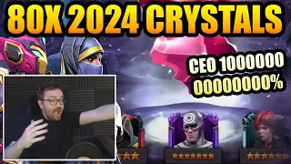 80x 7 Star 2024 Featured Paragon Crystal Opening - CEO 10000000000000% - Marvel Contest of Champions