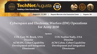Cyberspace and Electronic Warfare (EW) Operations for Army 2030