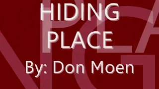 HIDING PLACE (With Lyrics): Don Moen