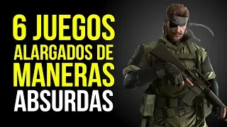 6 VIDEOJUEGOS ALARGADOS de maneras ABSURDAS