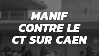 Manif moto contre le CT sur Caen