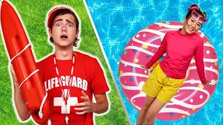 Ellie Vs Jimmy The Life Guard | Ellie Sparkles | Live Action Videos for Kids | WildBrain Zigzag