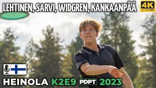 Heinola K2E9 Pro Tour 2023, Lauri Lehtinen, Justus Sarvi, Waldemar Widgren, Ville Kankaanpää, PDPT 4