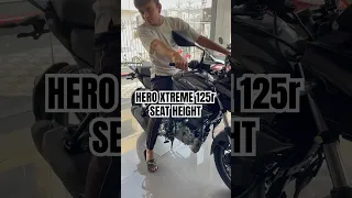 Xtreme 125r Checking seat height With 5.4 Fit Height Rider #xtreme125r #xtreme125seatheight