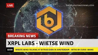 Wietse Wind talks about future development of XRPL LABS at Bitrue event in Amsterdam 2019