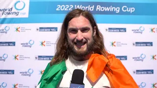 2022 World Rowing Cup III - Paul O'Donovan interview