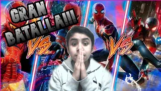 Reacción: Spiderman vs Spiderman vs Spiderman vs Spiderman. Batalla de Rap ║This is Brayan & Eliazim