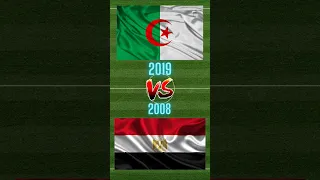 الجزائر 2019 ضد مصر 2008 😱🔥😱