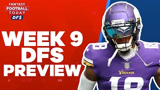 NFL DFS Week 9 Lineups, Picks, Stacks & Ownership | 2022 Fantasy Football Advice