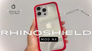 "Unboxing the Ultimate Protection: Rhinoshield Mod NX Case for iPhone 15 Pro Max!"