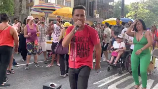 A VOLTA DO ALEMÃO DA PIZADINHA NA AVENIDA PAULISTA ARRASTAR MULTIDÃO DE GENTE PRA VER ELE CANTAR 🎤