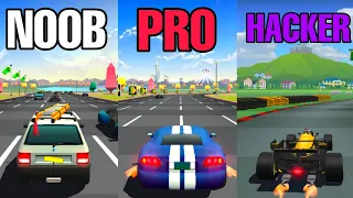 NOOB vs PRO vs HACKER in Horizon Chase