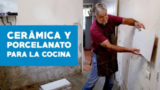 Cómo instalar cerámica y porcelanato en la cocina