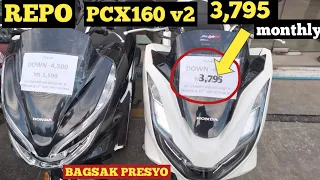 pinaka murang repo na PCX160 V2 low down payment 4,500 lang 3,795 monthly HONDA CLICK125 1,500 lang