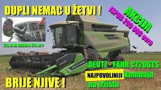 HIT ! skidanje PŠENICE s DEUZT FAHR 7206 TS -2x TURBO-KOMBAJN -a najjeftniji u KLASI , da li je...