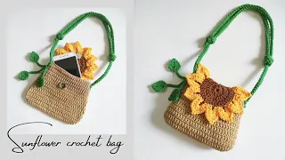 wow sunflowers are made into knitted bag covers, really beautiful 😍