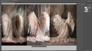 Angel Wings in Photoshop Tutorial: Floof, Chic and Opera (by LSP Actions) Video Tutorials