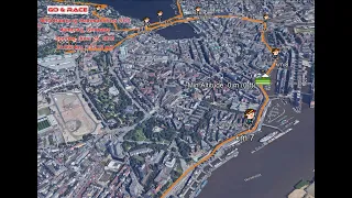 Hella Hamburg Halbmarathon 2023: fly over the race path!