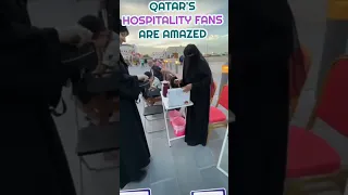 QATAR HOSPITALITY WORLD CUP|QATAR PEOPLE WELCOMING FIFA FANS|#shorts #hospitality #ytshorts #fyp