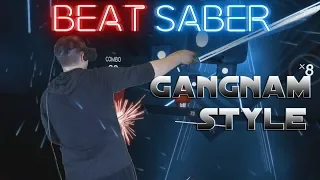 Beat Saber || "Gangnam Style" PSY || Expert || Mixed Reality