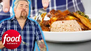 Guy Fieri Can't Handle This Delicious Jamaican Food! | Diners, Drive-Ins & Dives
