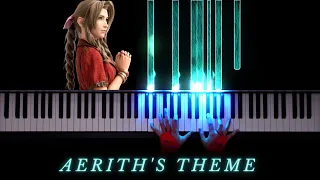 Final Fantasy 7 Remake ~ Aerith's Theme ~  Piano