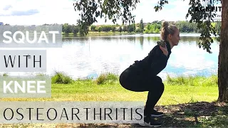 SQUAT WITH KNEE OSTEOARTHRITIS | Learn how to squat while living with knee osteoarthritis.