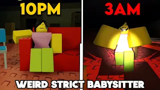 Weird Strict Babysitter [Full Walkthrough] - Roblox