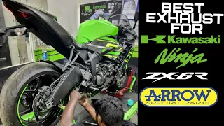 Kawsaki Ninja ZX6R | Arrow exhaust | 2020 | Furious Moto