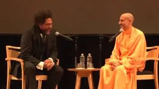 East Meets West 01 - Radhanath Swami and Dr Cornel Richardson Auditorium