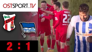 Jindaoui-Frust trotz Tor - Hansch trifft doppelt: Meuselwitz - Hertha BSC 2:1 | Regionalliga Nordost