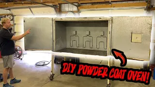 DIY CUSTOM BUILT POWDER COAT OVEN (SAVE TONS OF MONEY!)