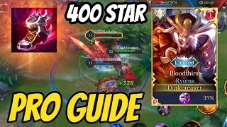 RYOMA NEW HIGH MOBILITY BUILD 400 STAR SS RANK | AoV | 傳說對決 | RoV | Liên Quân Mobile | 펜타스톰