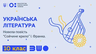 10 клас. Українська література. Новела-повість “Сойчине крило” І. Франка