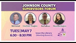 Candidate Forum: 2024 Johnson County Board of Supervisors Democratic Primary