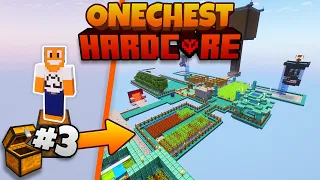 PODWÓJNA FARMA ŻELAZA na ONE CHEST w Minecraft HARDCORE #3