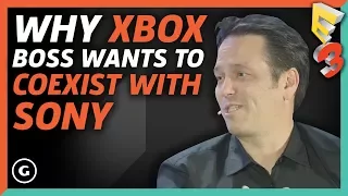 Why Xbox Boss Wants To Co-Exist With Sony | E3 2017 GameSpot Show