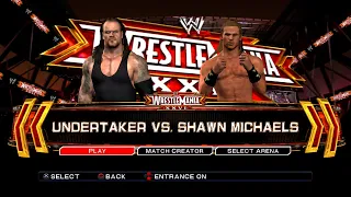 WWE SmackDown VS Raw 2011 PS3 - Undertaker VS Shawn Michaels [2K][mClassic]