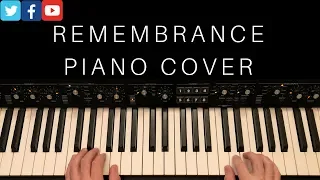 Remembrance Piano Cover/Tutorial w/chord chart | Hillsong Worship