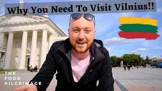 Exploring Vilnius Lithuania | Traditional Lithuanian FOOD TOUR!