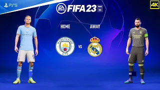FIFA 23 - Manchester City Vs Real Madrid - UEFA Champions League | PS5™ [4K ] Next Gen