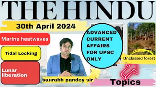 The Hindu  Editorial & News Analysis II 30th  April 2024 II Daily current affairs II Saurabh Pandey