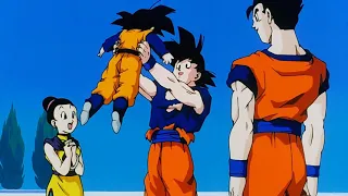 Goku, Vegeta, Mr Satán y Dende Regresan a la Tierra [1080p]