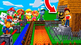 10 HACKS DE CONSTRUCCIÓN PARA DEFENDER TU CASA DE PAW PATROL EN MINECRAFT 😱