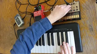 Volca Jam - Volca Keys Looping and Impro -  (Boss RC1, Alesis Q25, Zoom H2)