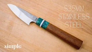 How To Make a Knife - paring knife in s35vn