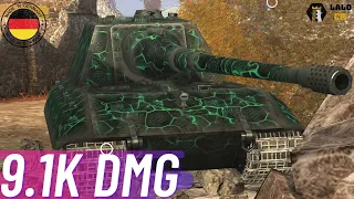 Jagdpanzer E 100 wot blitz last chanse  • 9.1K DMG • 3 kills