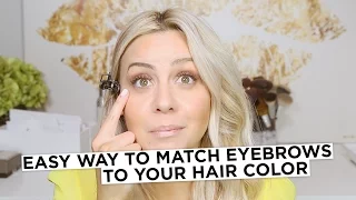 Easy way to match Eyebrows to your Hair Color